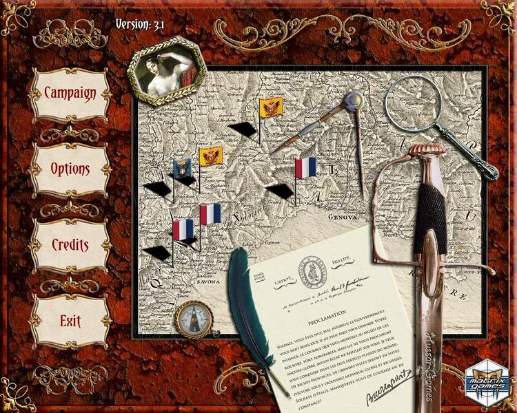 Изображение игры: Napoleon in Italy