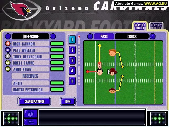 Изображение игры: Backyard Football 2002