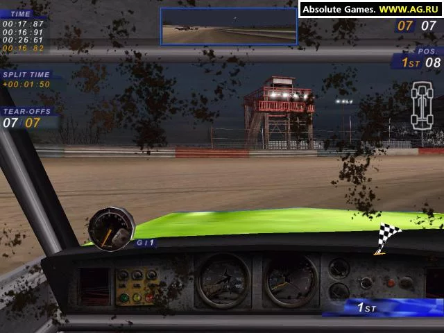 Изображение игры: Dirt Track Racing 2