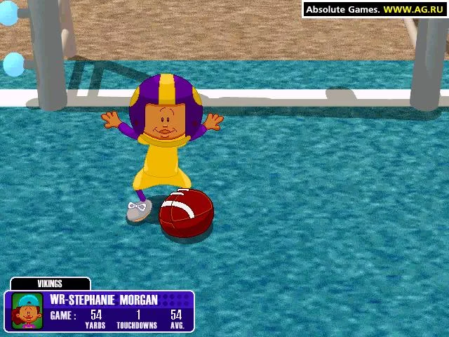 Изображение игры: Backyard Football 2002