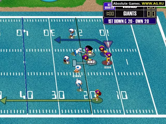 Изображение игры: Backyard Football 2002