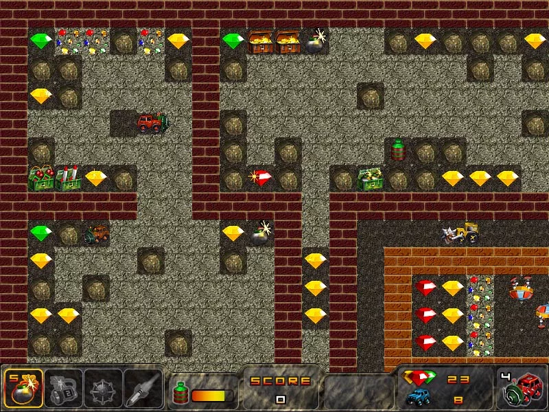 Изображение игры: Bomberman vs Digger