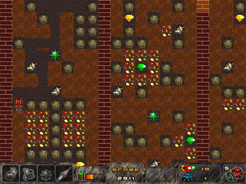 Изображение игры: Bomberman vs Digger