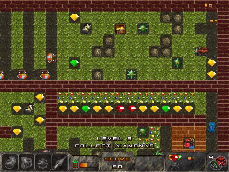 Изображение игры: Bomberman vs Digger