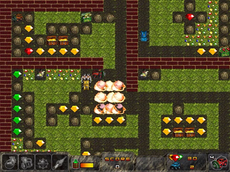 Изображение игры: Bomberman vs Digger