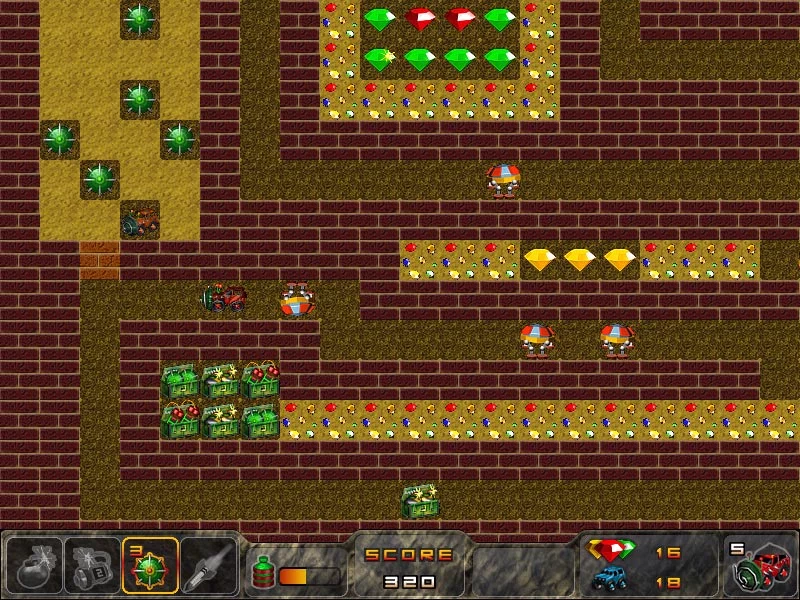 Изображение игры: Bomberman vs Digger