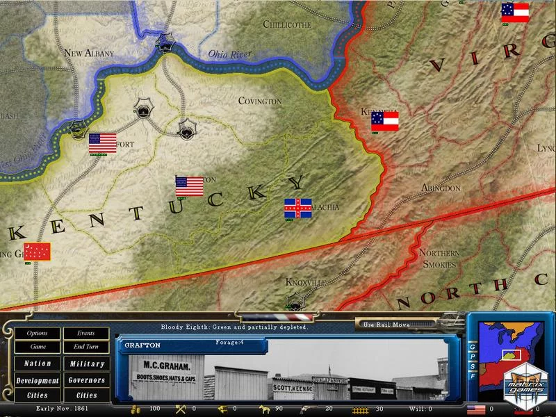 Изображение игры: Forge of Freedom: The American Civil War