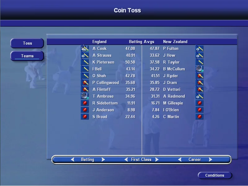 Изображение игры: International Cricket Captain 2008