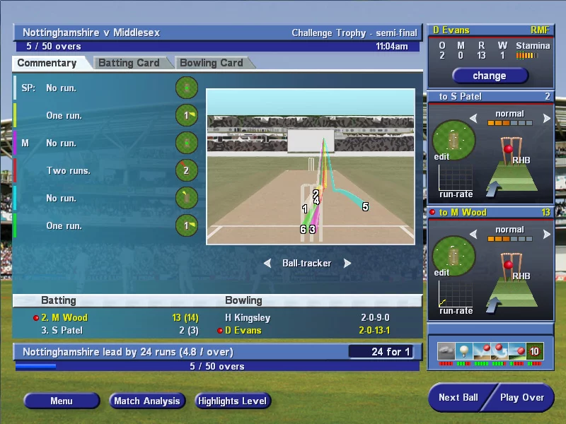 Изображение игры: International Cricket Captain 2008