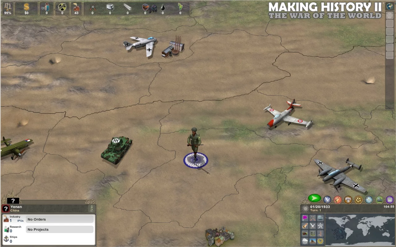 Изображение игры: Making History 2: The War of the World