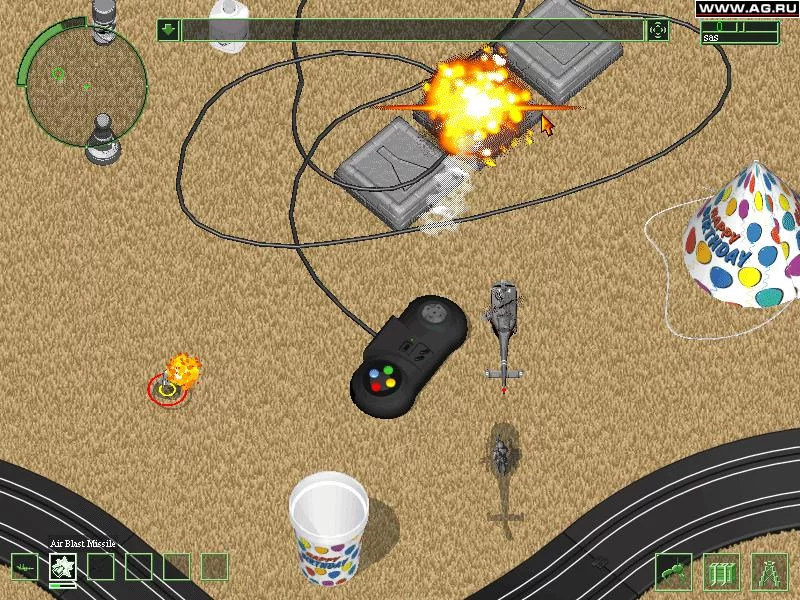 Изображение игры: Army Men: Air Tactics