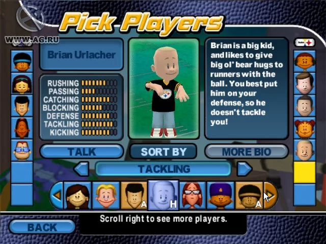 Изображение игры: Backyard Football 2006
