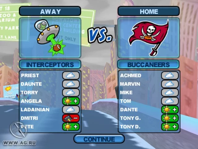 Изображение игры: Backyard Football 2006
