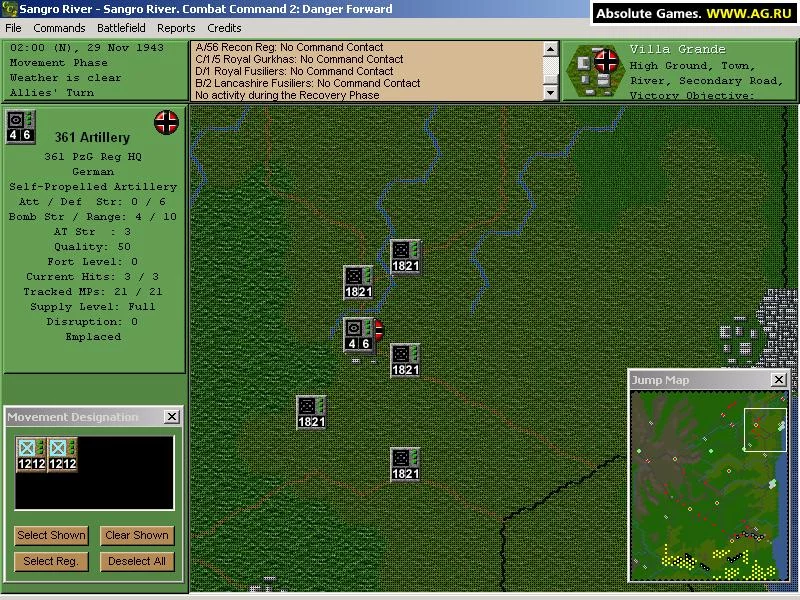 Изображение игры: Combat Command 2: Danger Forward!