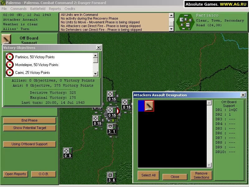 Изображение игры: Combat Command 2: Danger Forward!