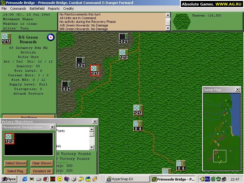 Изображение игры: Combat Command 2: Danger Forward!