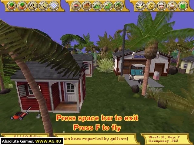 Изображение игры: Golf Resort Tycoon