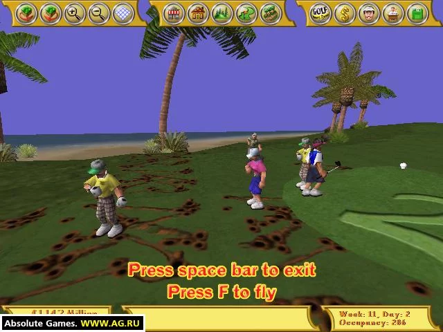 Изображение игры: Golf Resort Tycoon