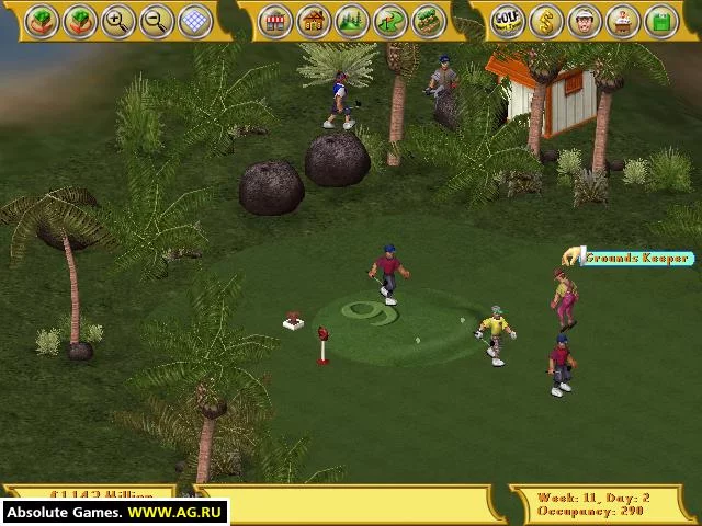 Изображение игры: Golf Resort Tycoon