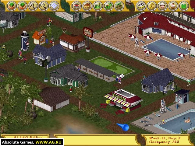 Изображение игры: Golf Resort Tycoon
