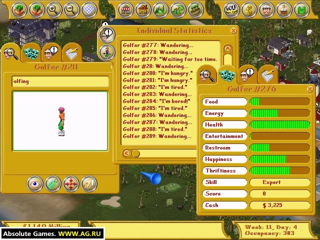 Изображение игры: Golf Resort Tycoon
