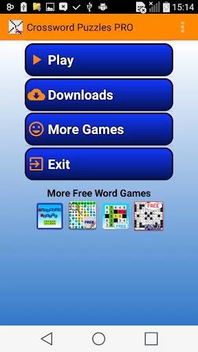 Изображение игры: Crosswords puzzles for adults