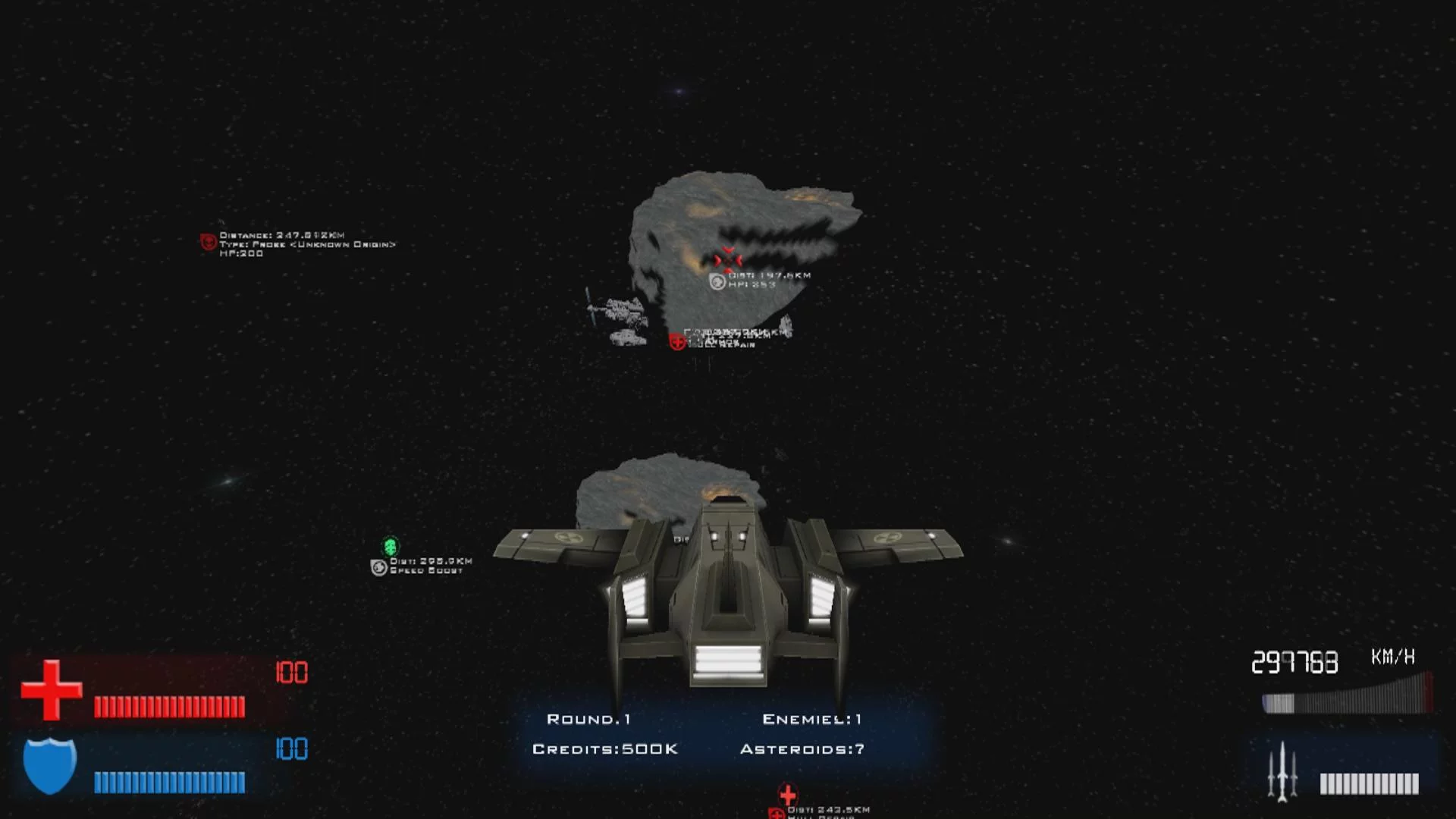 Изображение игры: Asteroids HD