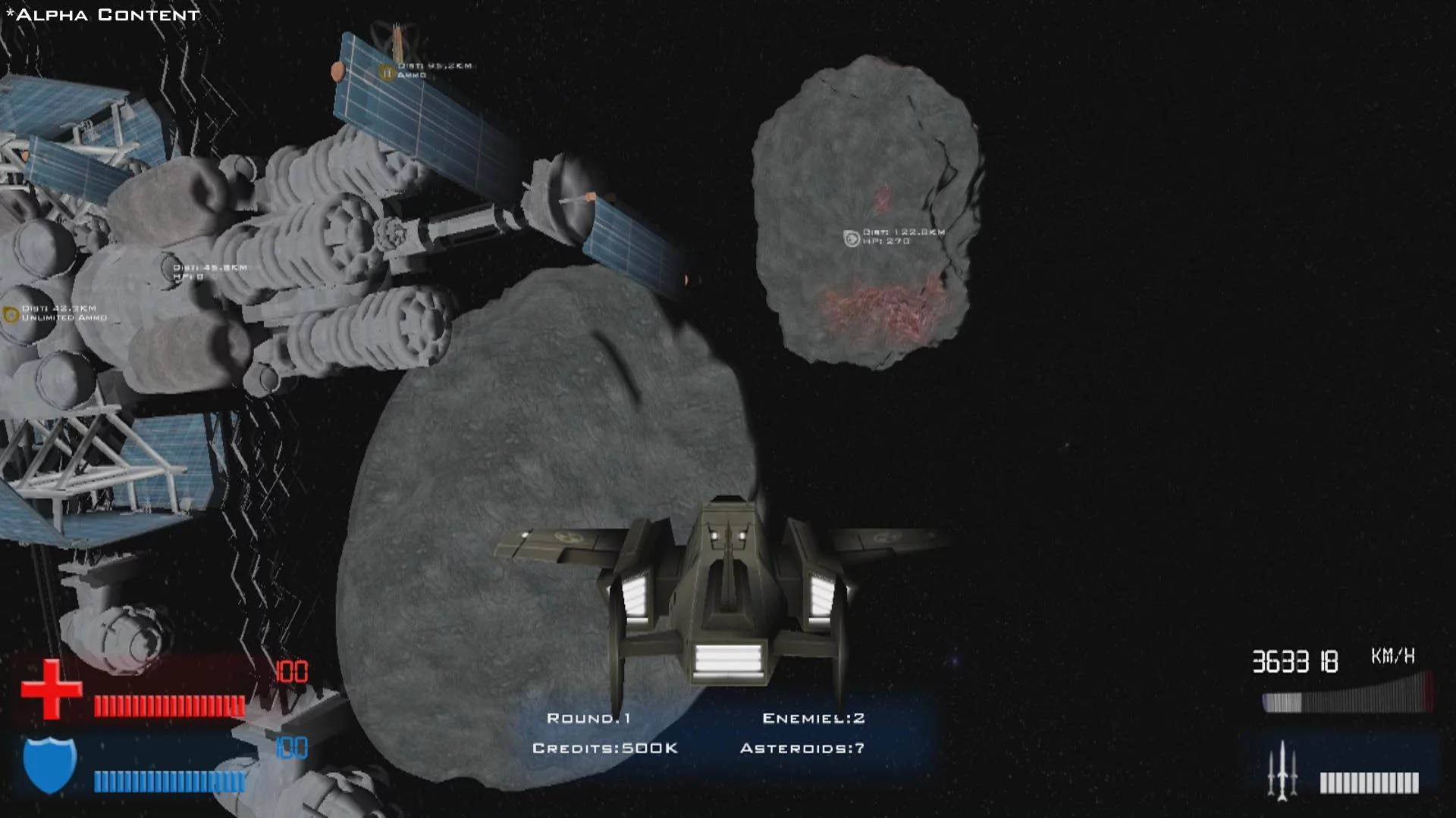Изображение игры: Asteroids HD