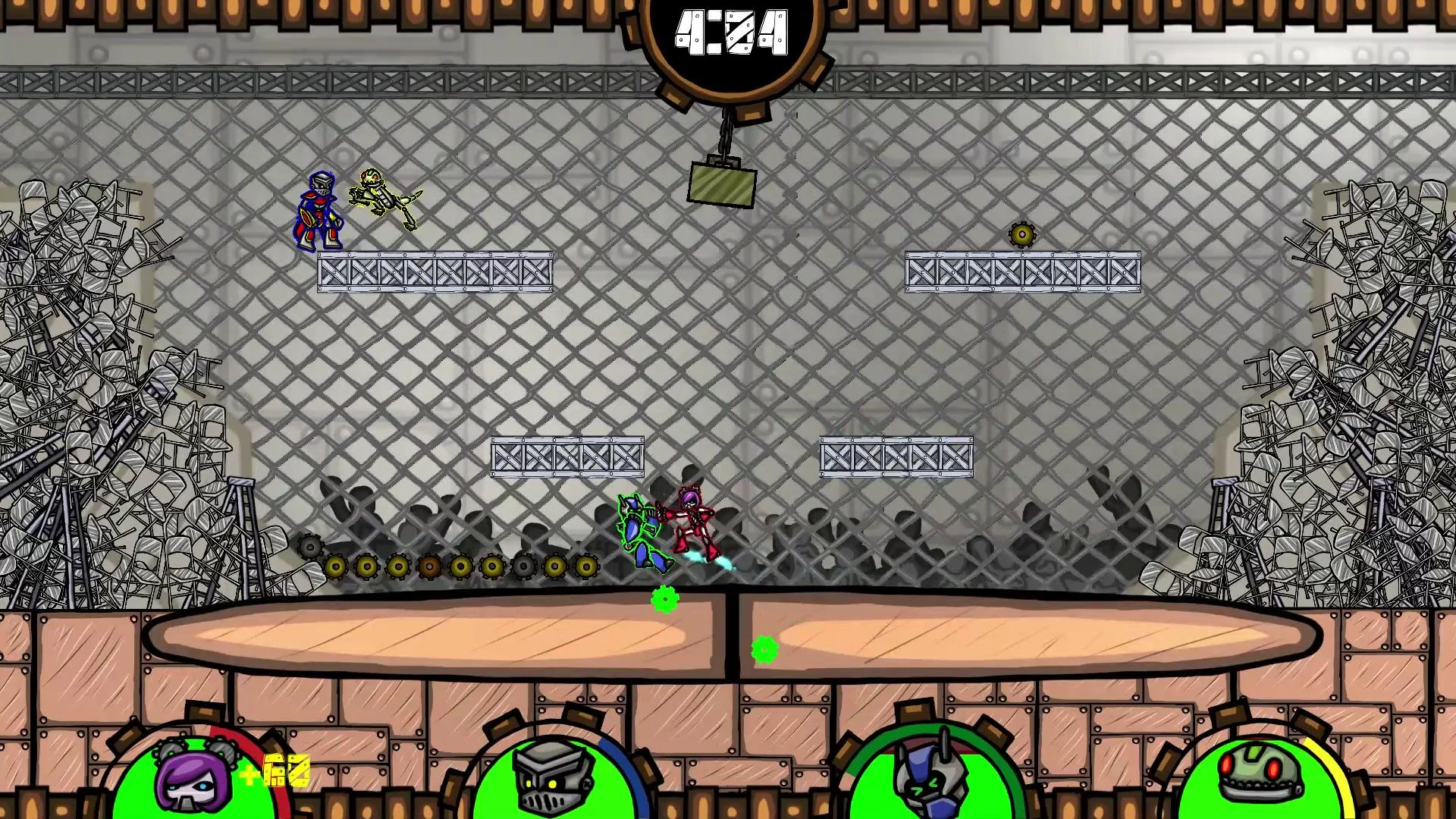 Изображение игры: The League of Metal Men