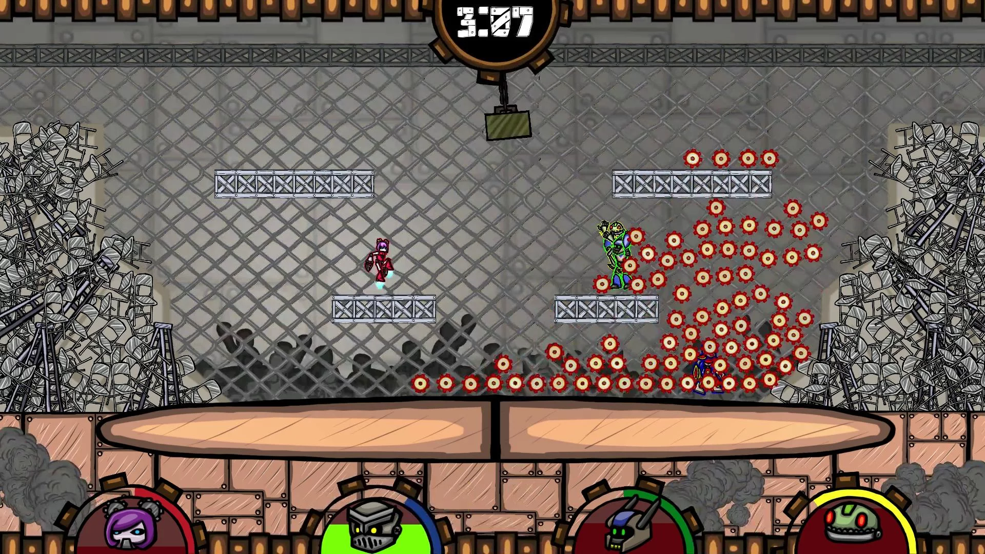 Изображение игры: The League of Metal Men