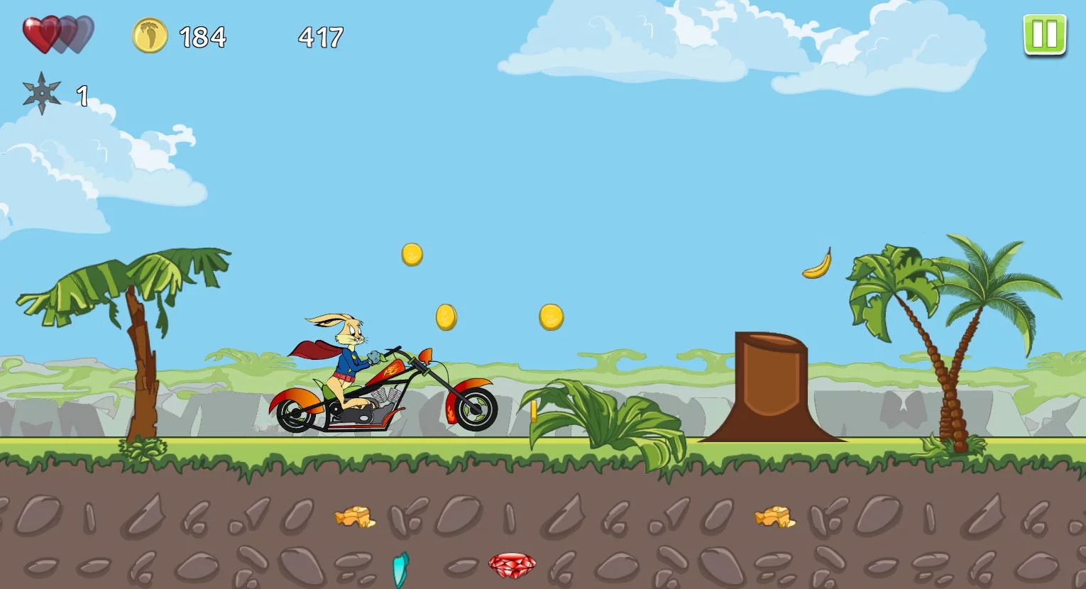 Изображение игры: GoGo Rabbit