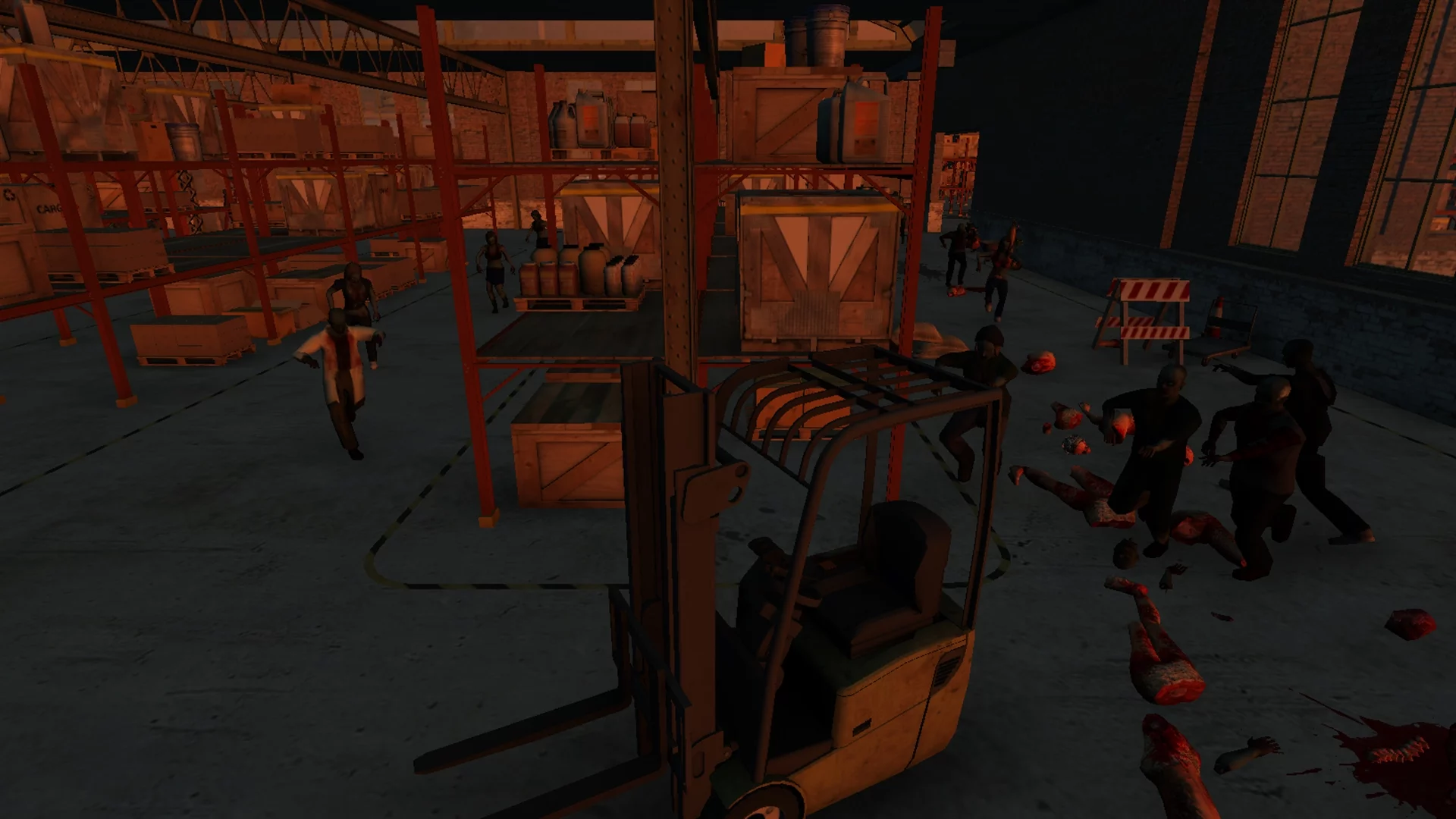 Изображение игры: Warehouse and Logistics Simulator: Hell's Warehouse
