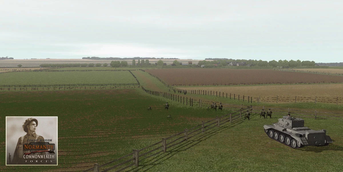 Изображение игры: Combat Mission: Battle for Normandy - Commonwealth Forces
