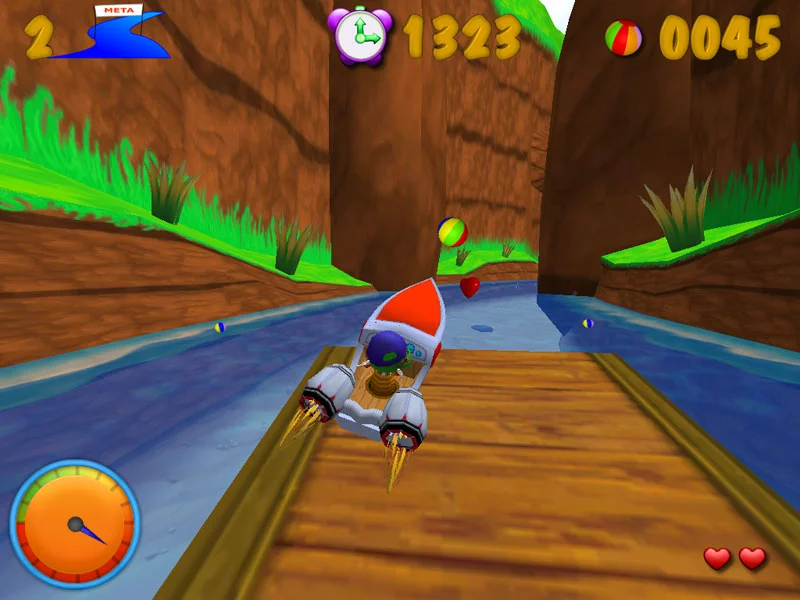 Изображение игры: Dino SpeedBoat