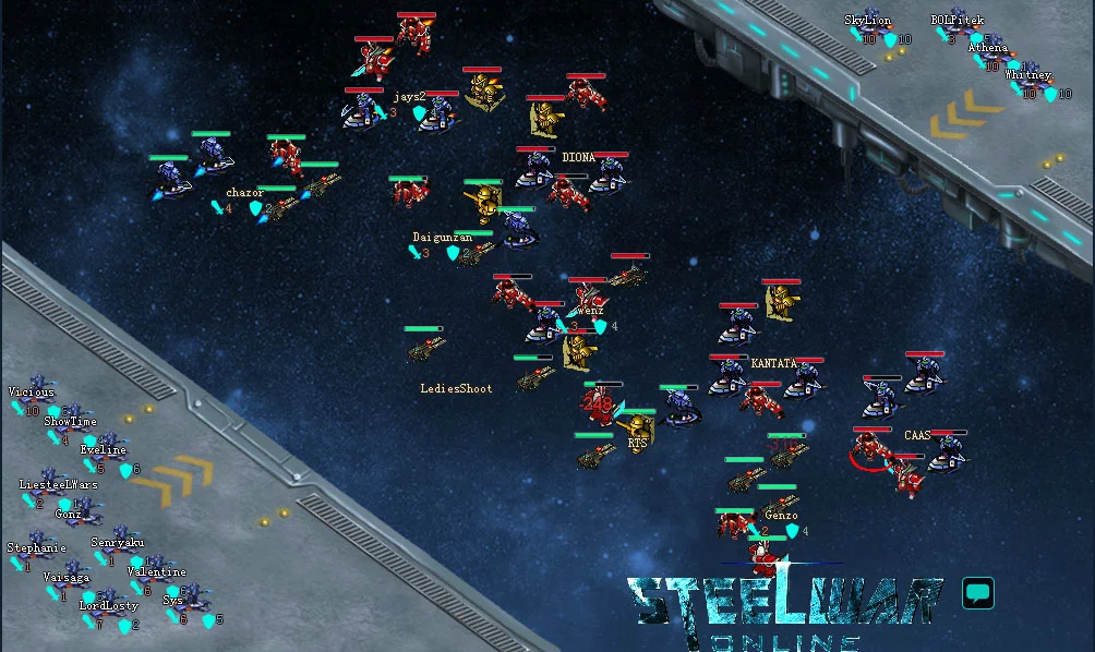 Изображение игры: SteelWar Online