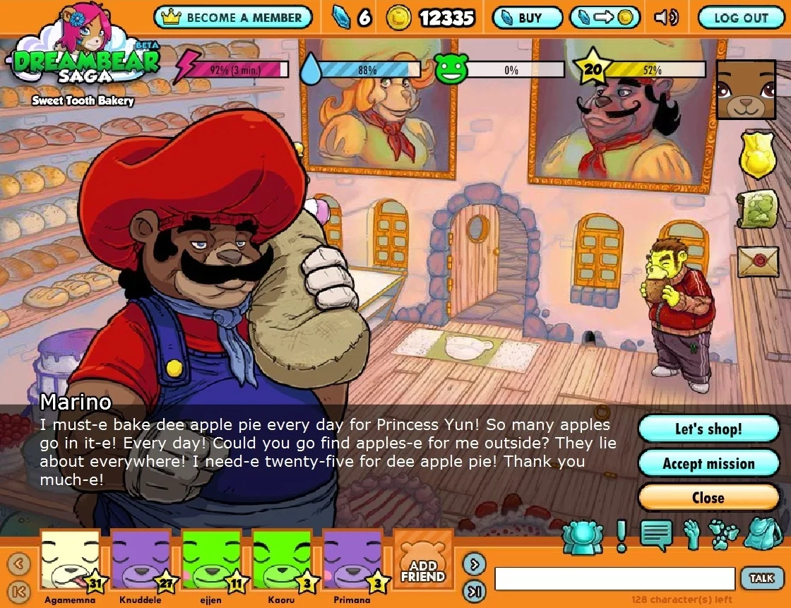 Изображение игры: Dreambear Saga