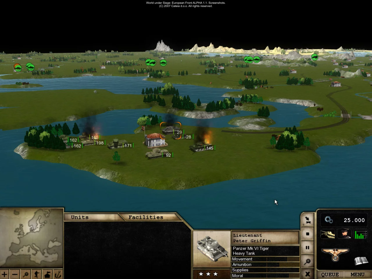 Изображение игры: World under Siege: European Front