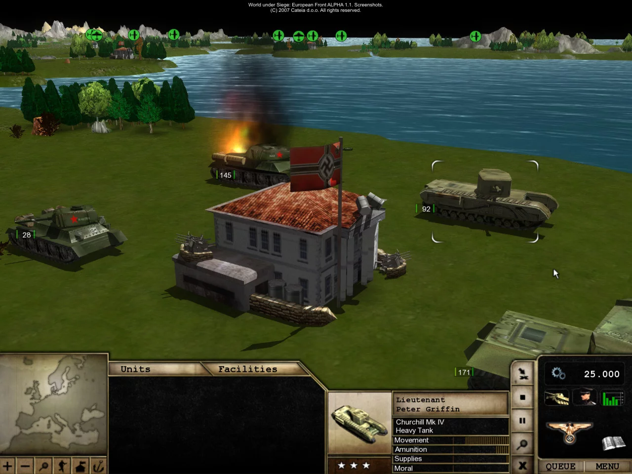 Изображение игры: World under Siege: European Front