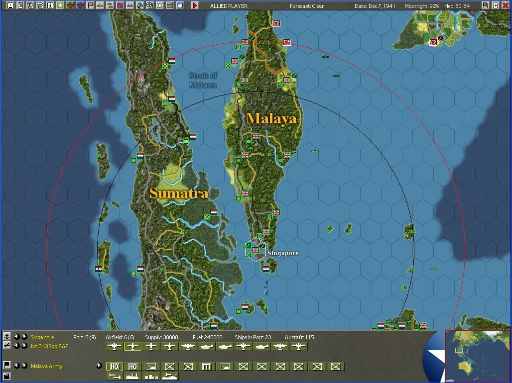 Изображение игры: War in the Pacific: Admiral's Edition