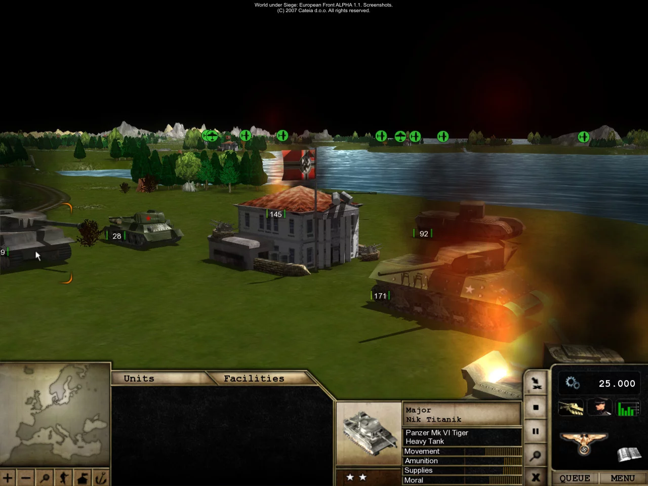 Изображение игры: World under Siege: European Front