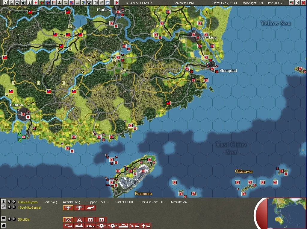 Изображение игры: War in the Pacific: Admiral's Edition
