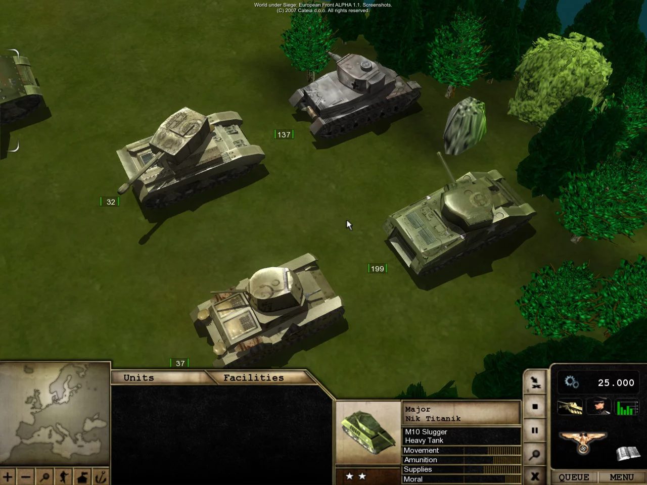 Изображение игры: World under Siege: European Front