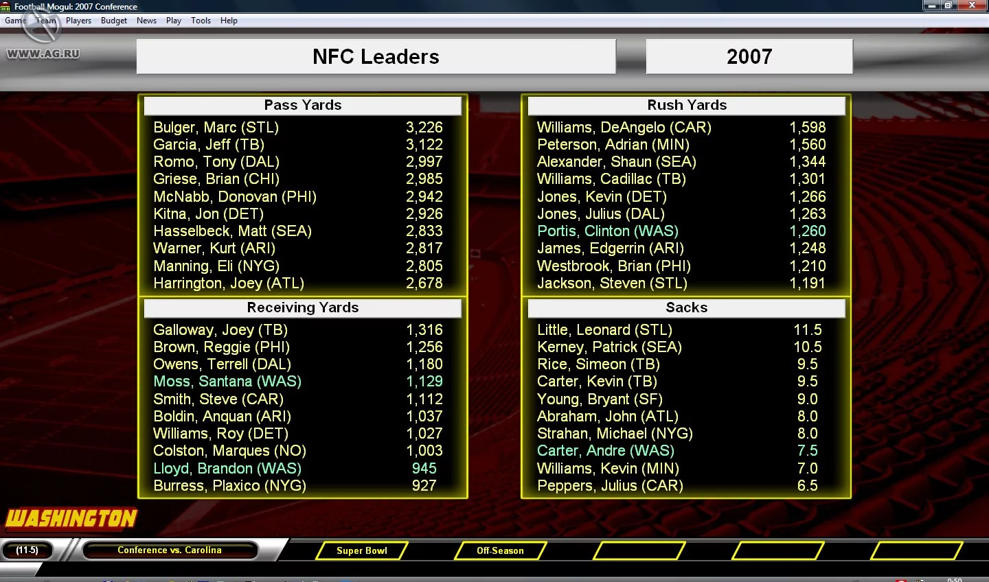 Изображение игры: Football Mogul 2008