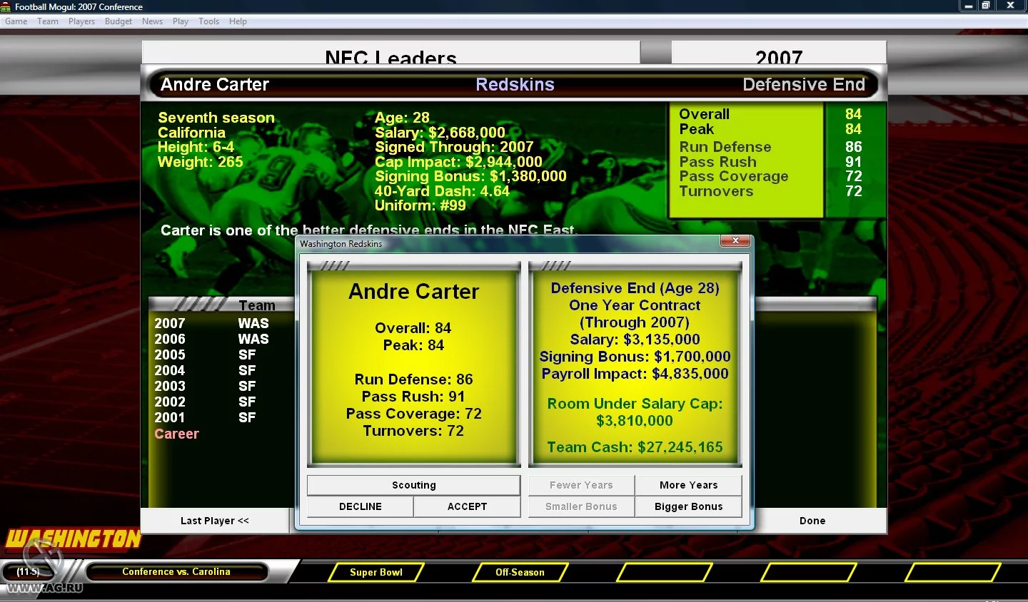 Изображение игры: Football Mogul 2008