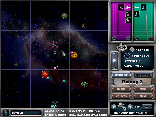 Изображение игры: Space War Commander