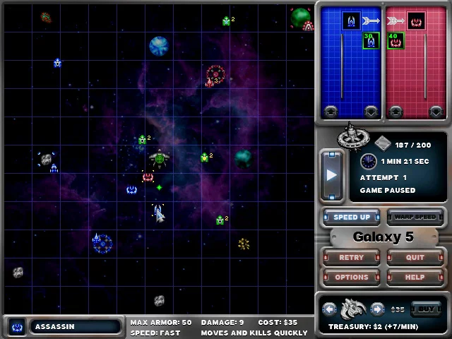 Изображение игры: Space War Commander
