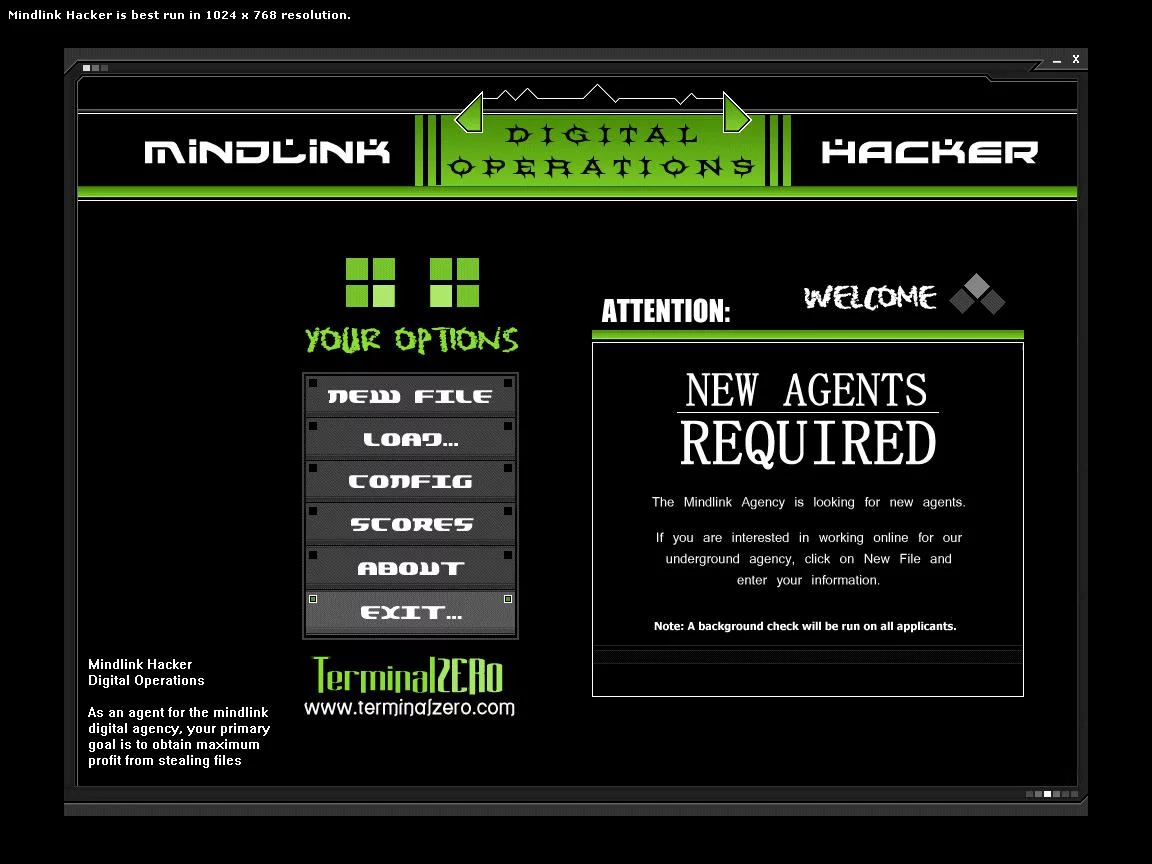 Изображение игры: Mindlink Hacker: Digital Operations