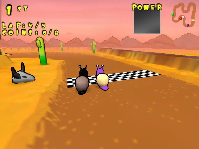 Изображение игры: Snail Racers