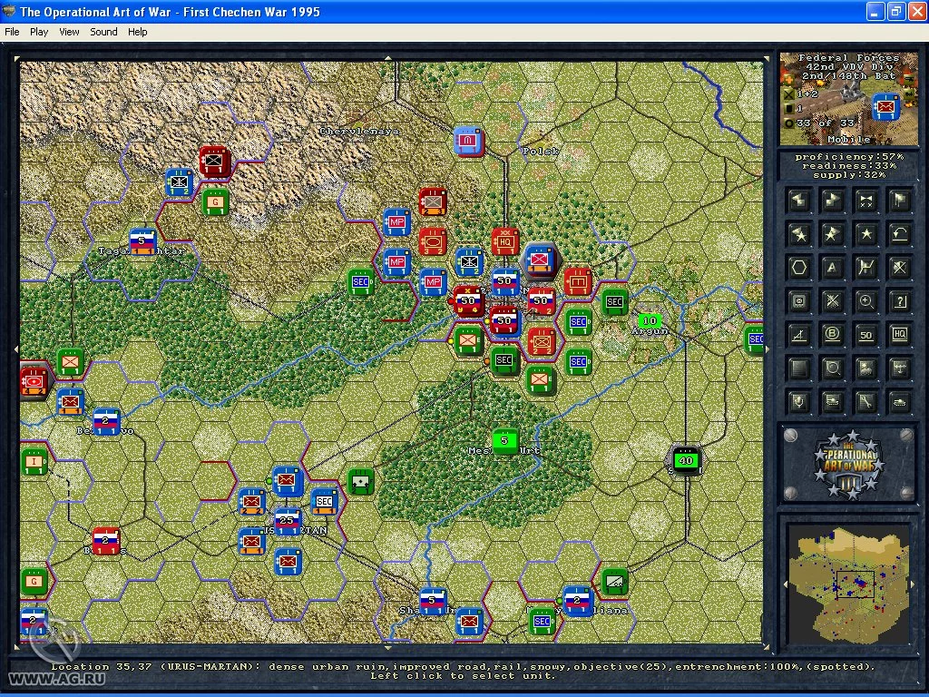 Изображение игры: Norm Koger's The Operational Art of War 3