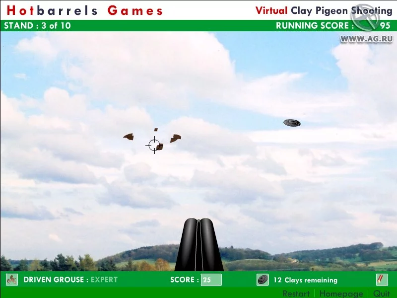 Изображение игры: Hotbarrels Clay Pigeon Shooting